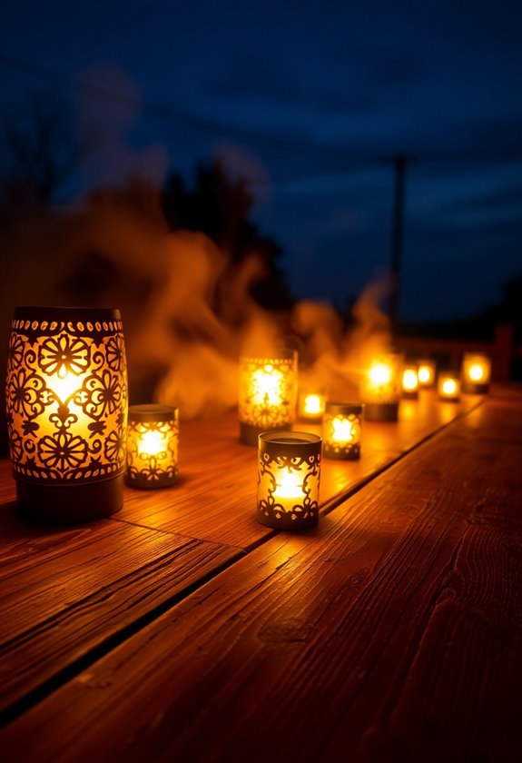 illuminated decorative lanterns