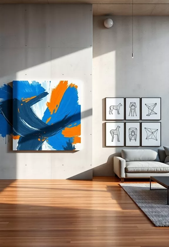 View of 19 Wall Art Decor Options for a Contemporary Feel - The Tanee