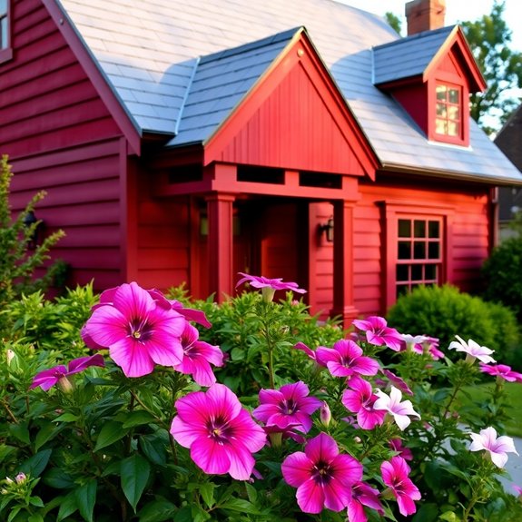 deep red color palette