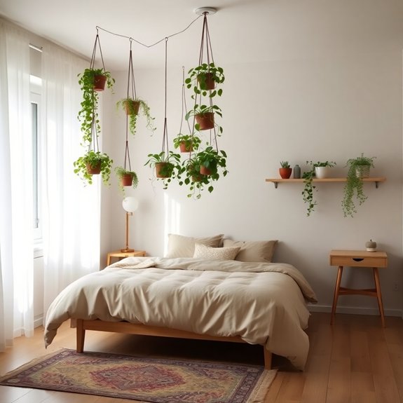 suspended hanging devices