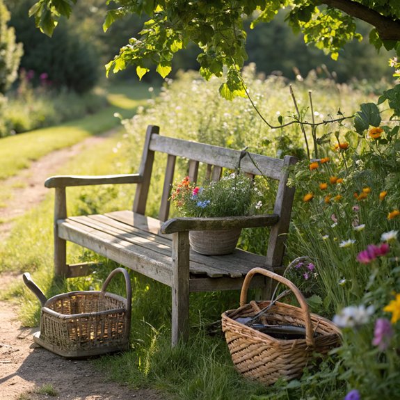 charming outdoor seating option