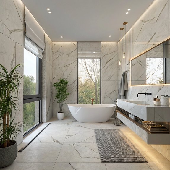 oversized ceramic flooring options
