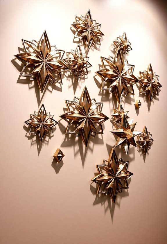 abstract metallic artworks collection