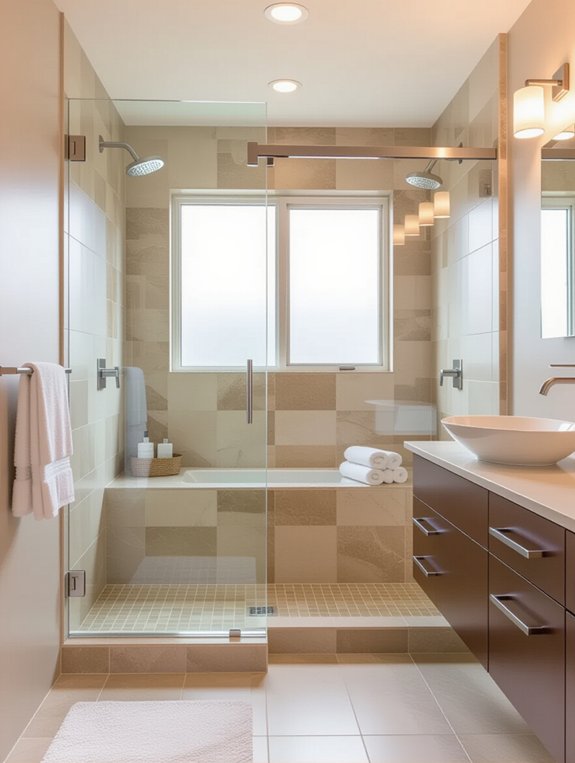 accessible and comfortable bathroom