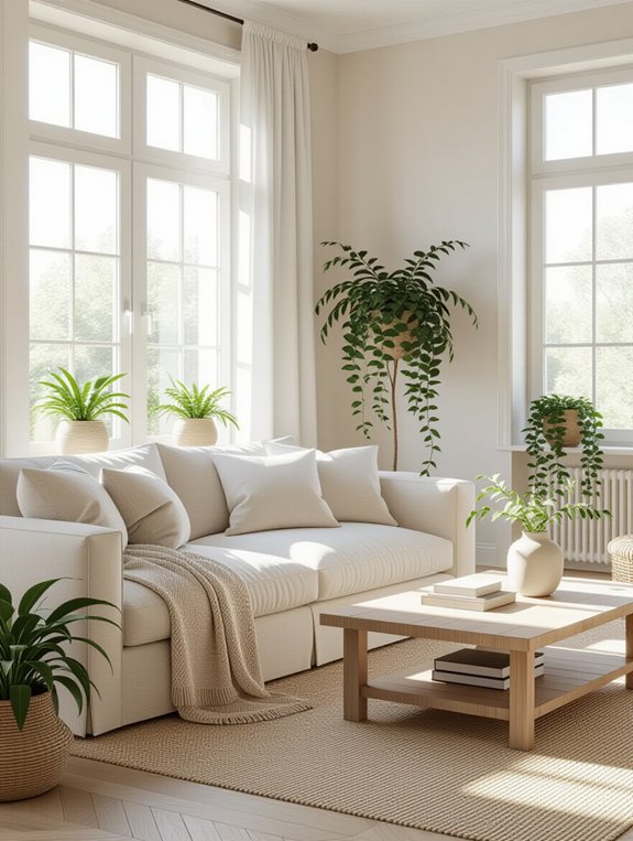 add plants for tranquility