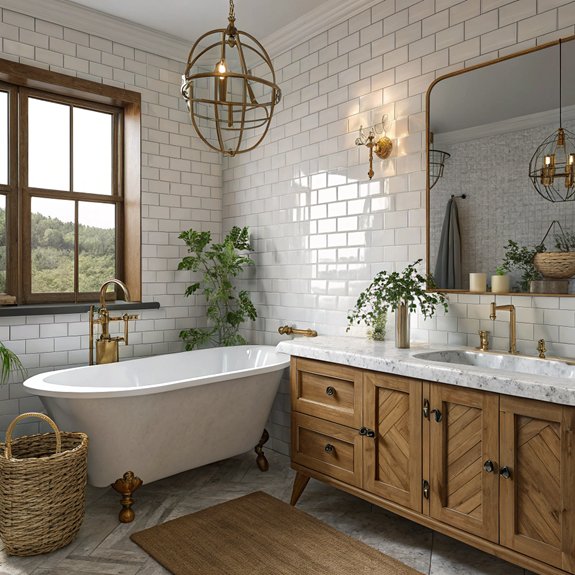 antique lighting decor elements