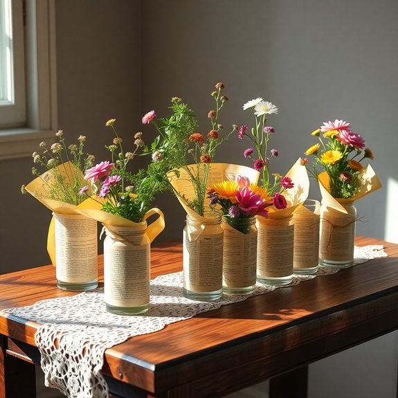 antique paper gift wrapping