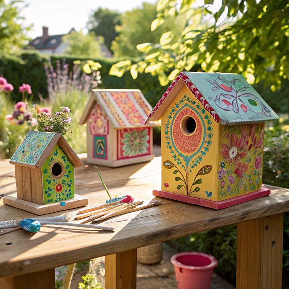 artisan made birdhouses collection