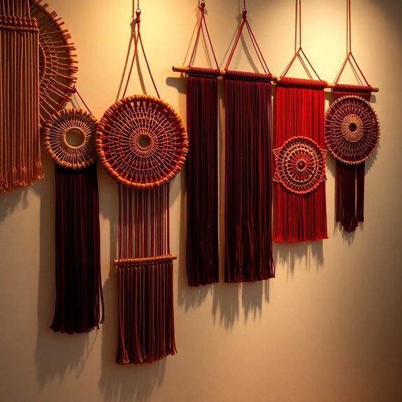 artistic bamboo wall decor