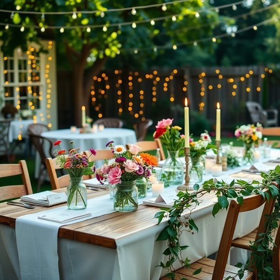 artistic dining arrangements