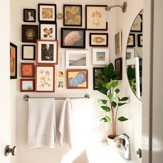 artistic display of memories