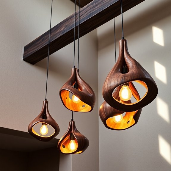 artistic wooden sculptures showcase