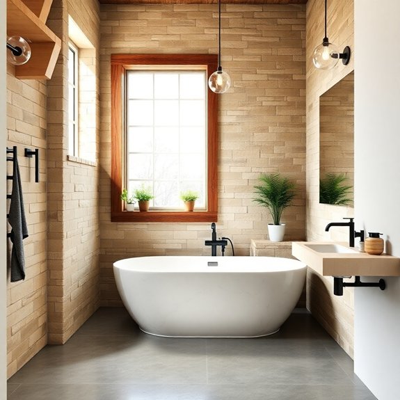 authentic earthy design features