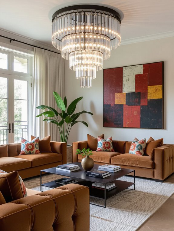 bold lighting creates ambiance