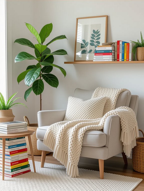 books as decorative elements