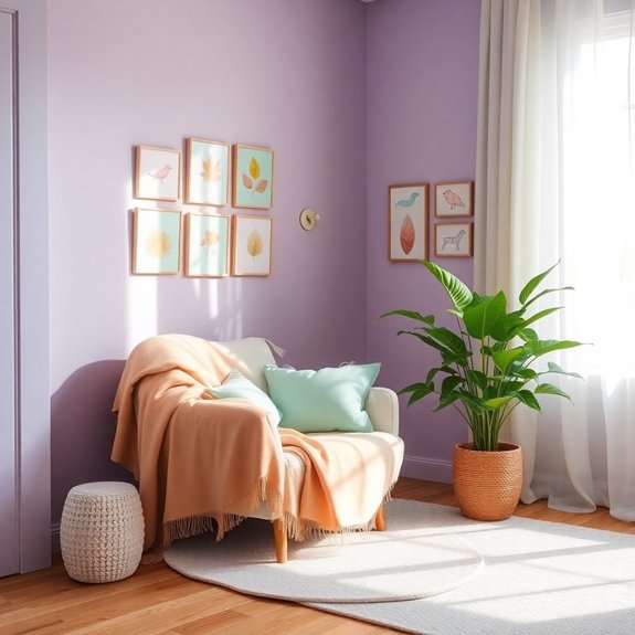 calming colors for peace