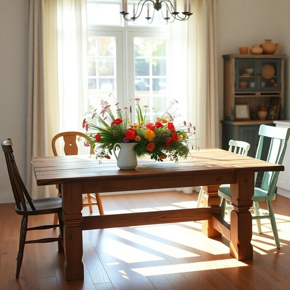 charming natural table decor