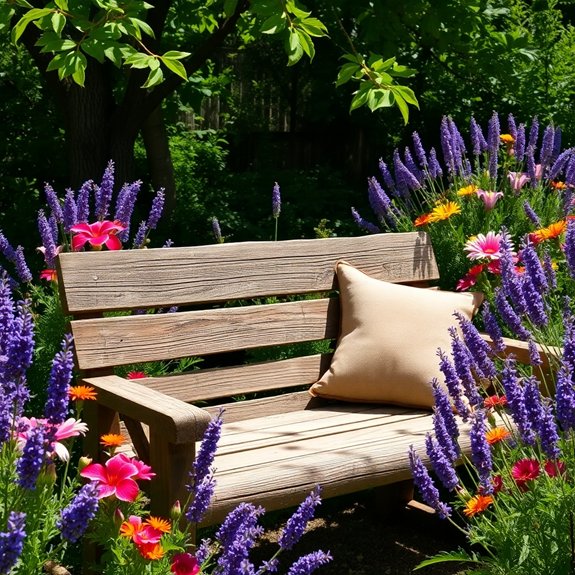 charming outdoor seating option