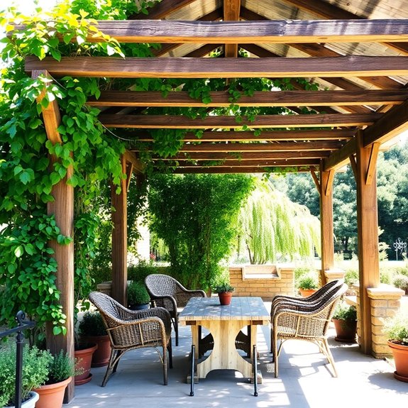 charming outdoor wood structure