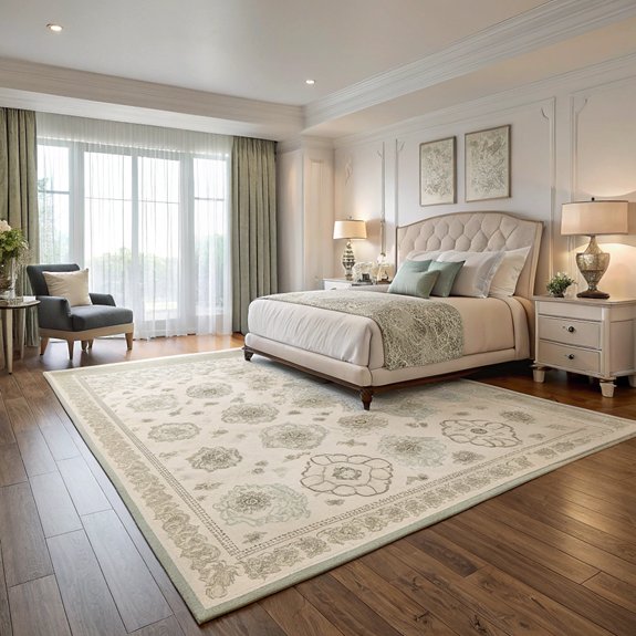 chic decorative floor coverings