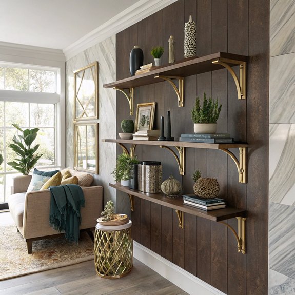 chic shelf support hardware
