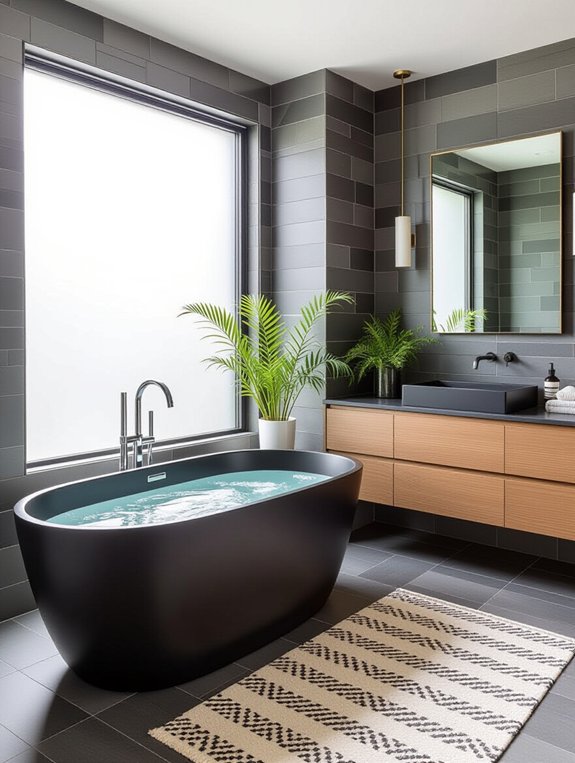 chic urban bathroom design