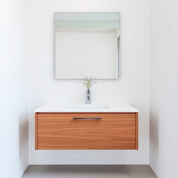choose a floating vanity