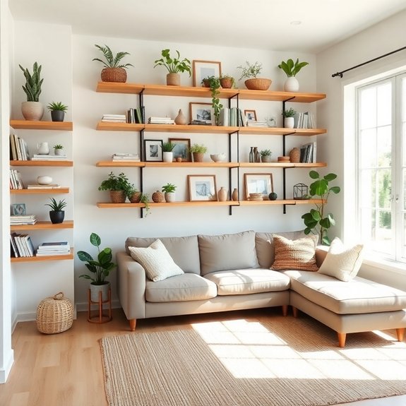 choose open shelving solutions