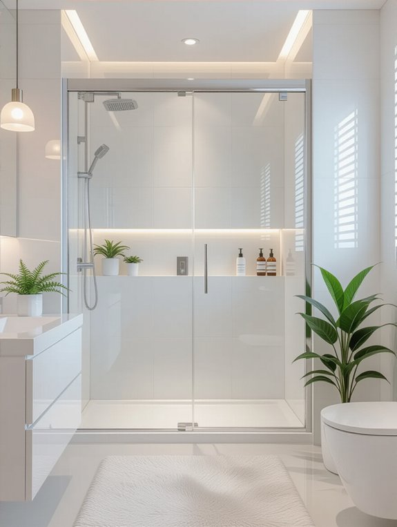 clear glass enhances space