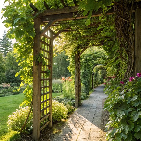 climbing plants garden support