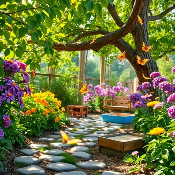 colorful insect habitat creation