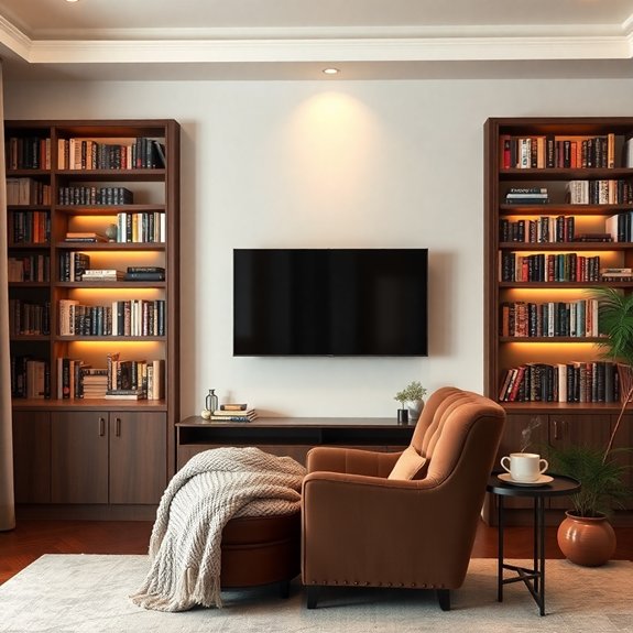 comfortable book corner