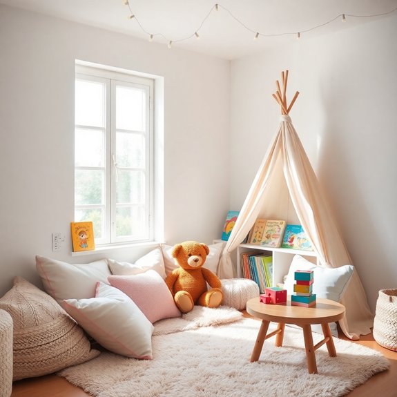comfortable book corner