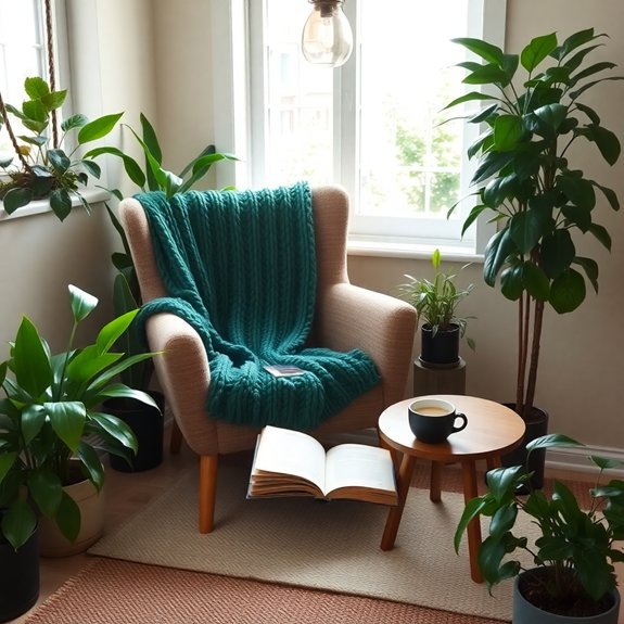 comfortable book lover spaces