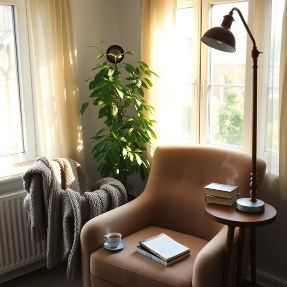 comfortable book loving spaces