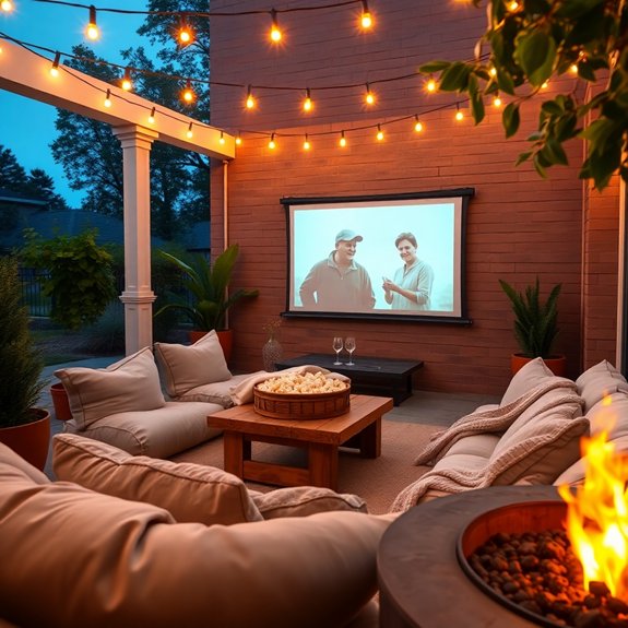 comfortable film viewing experience
