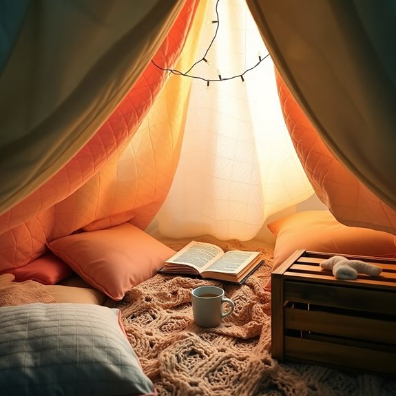 comfortable indoor hideaway