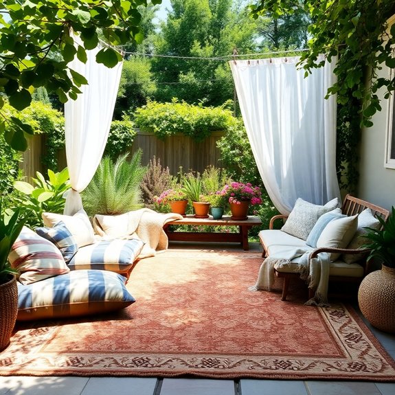 comfortable outdoor area rugs