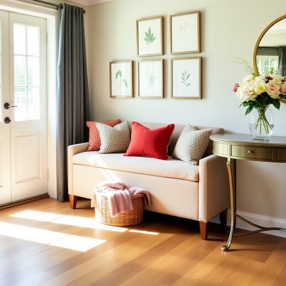 comfortable outdoor dining area