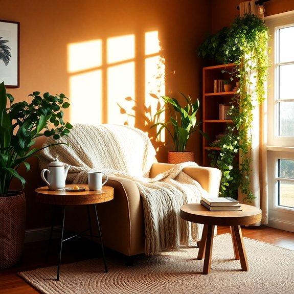 comfortable reading spaces