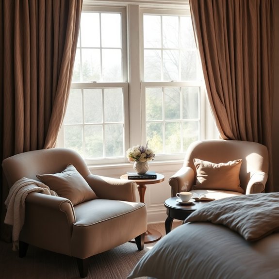 comfortable reading spaces