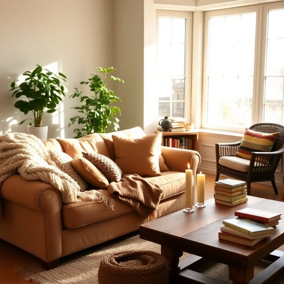 comfortable relaxation spaces