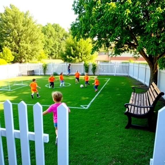 compact athletic play area