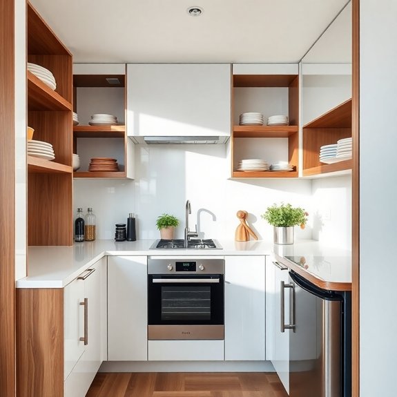 compact culinary workspace design