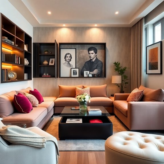 concealed space for items