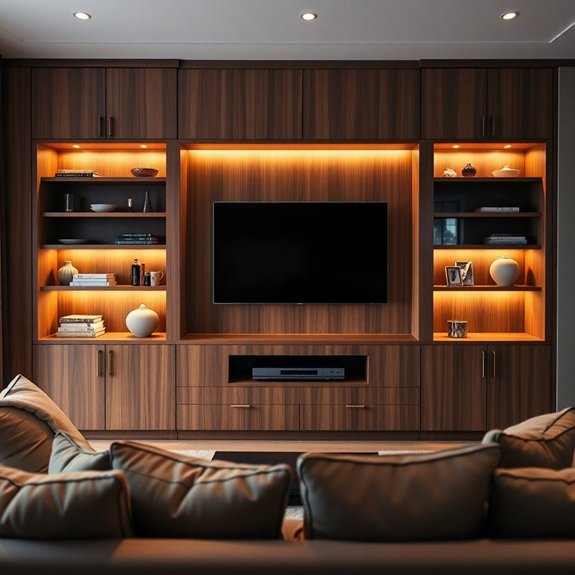 concealed storage options available