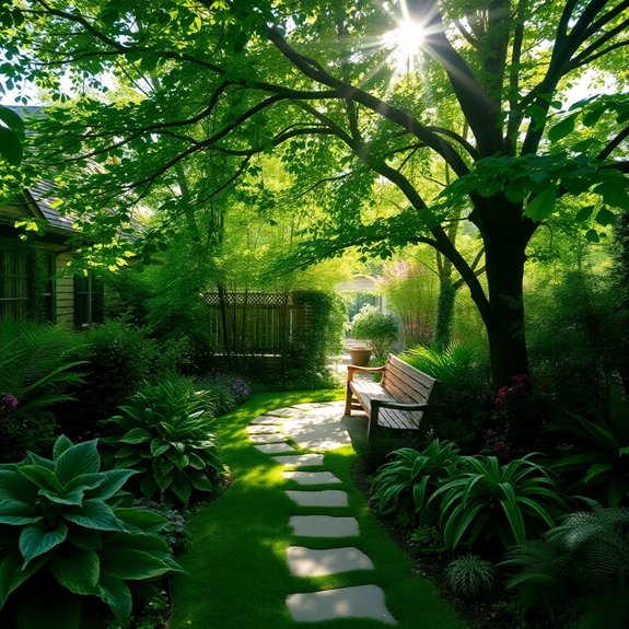 cool tranquil plant spaces