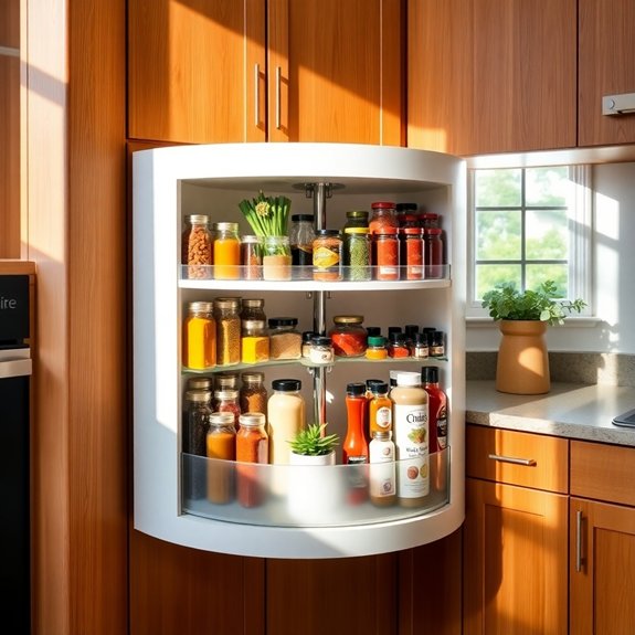 corner lazy susan solutions