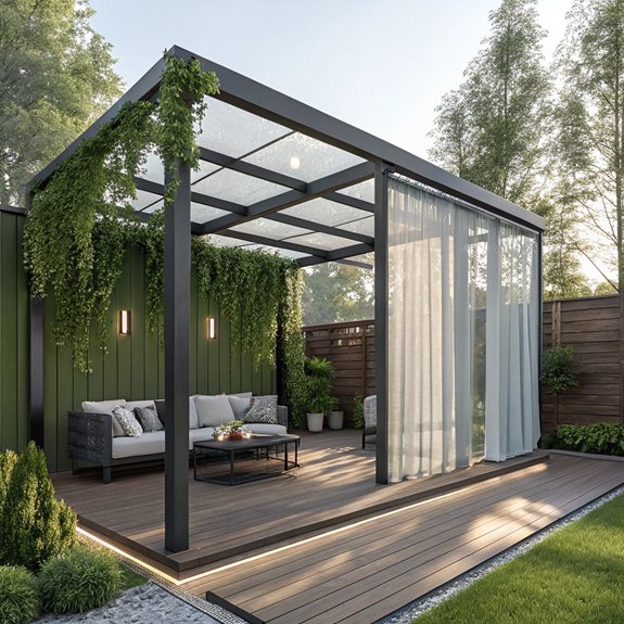 covered outdoor living space
