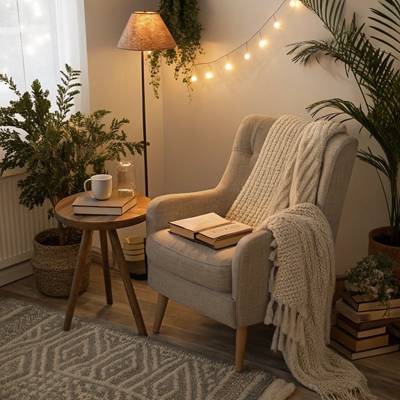 cozy corner for reading